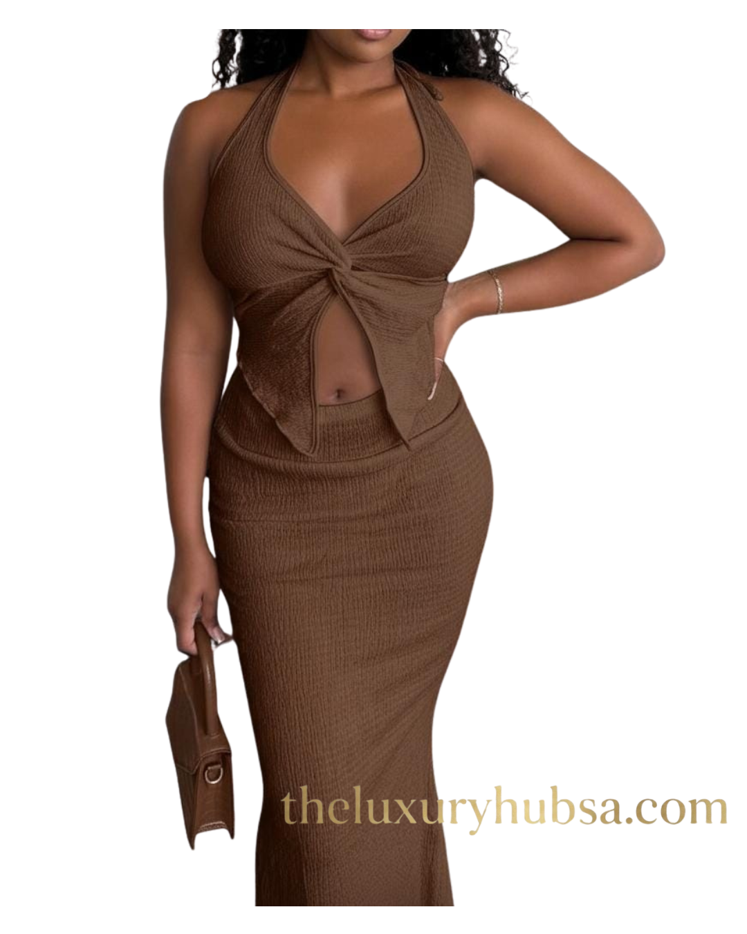 Brown summer 2pcs set